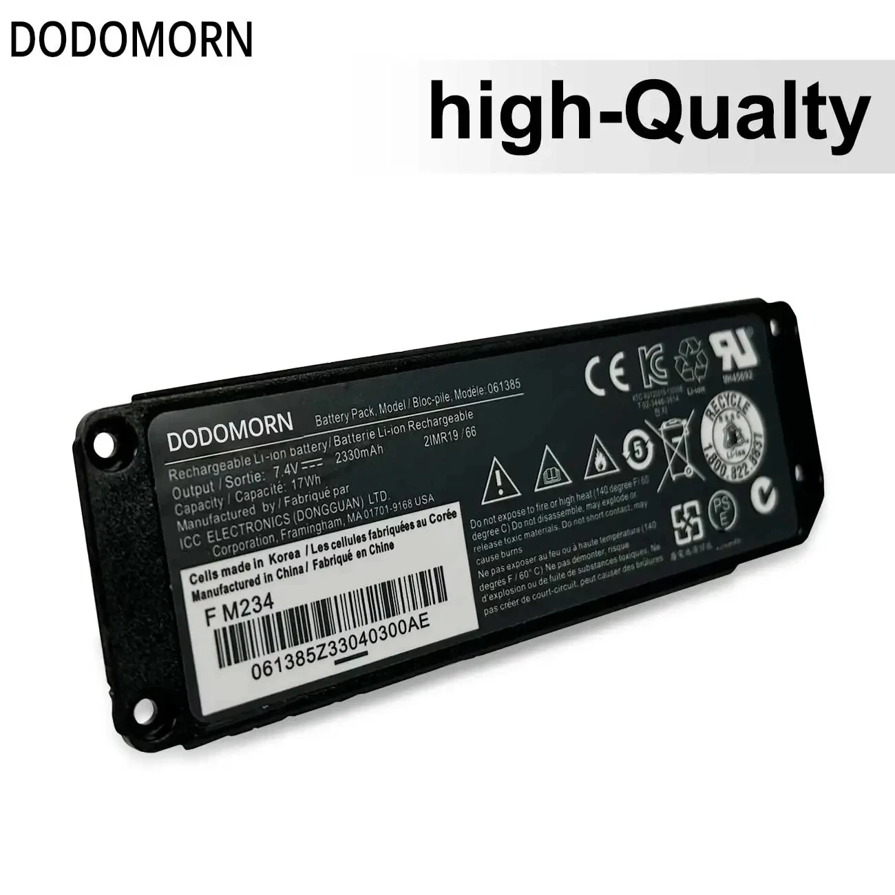 New 061385 For BOSE SoundLink Mini Bluetooth Speaker one Series Rechargeable Li-ion battery 7.4V 2330mAh 061384 061386 17Wh