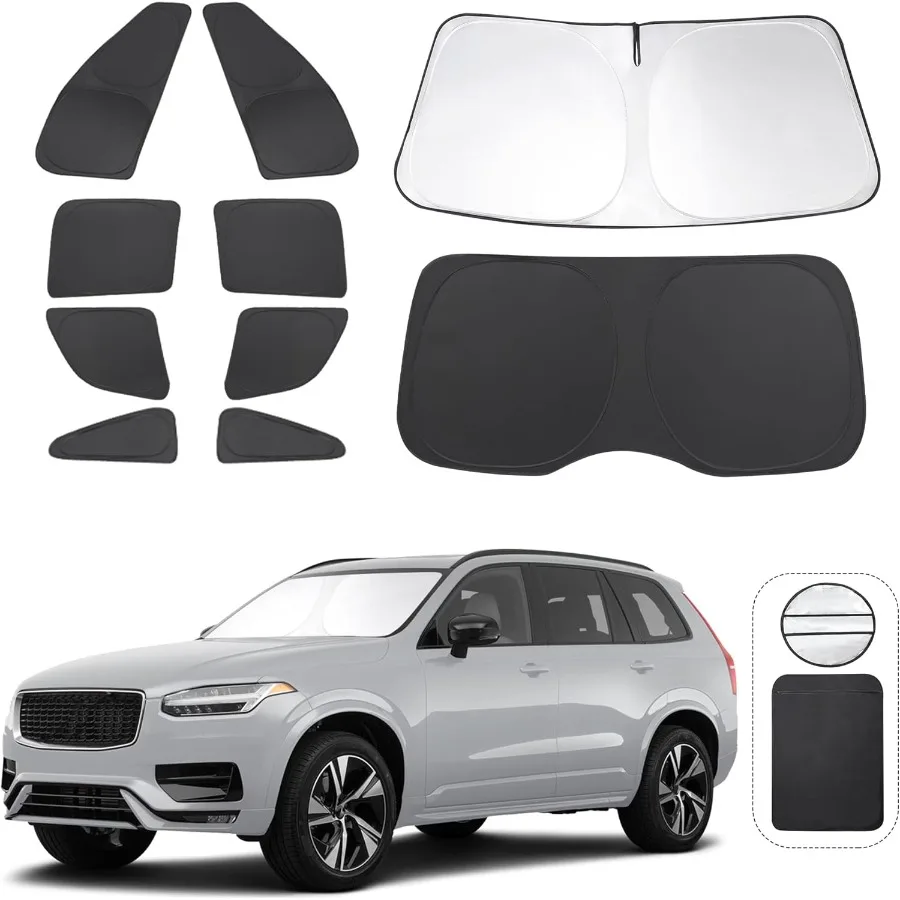 

Window Shades for Volvo XC90 20162024 2025 Accessories Car Side Full Windows Rear Triangular Windshield Sun Shade Sun UV Rays P