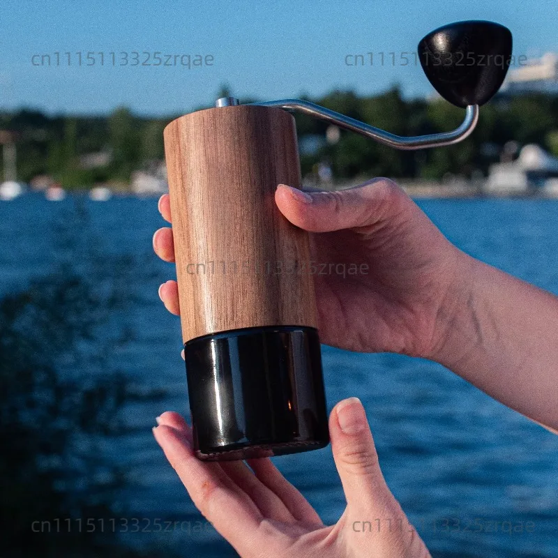 Commander C40 Manual Coffee Grinder - Germany Imported Tiger Shark Burr Hand Mill for Fresh Coffee Beans