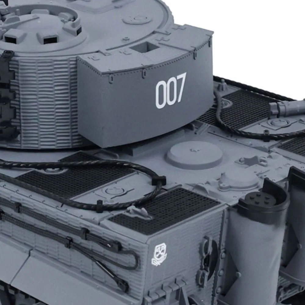 Taigen 1/24 RC – char de combat Tiger I, modèle militaire de Combat infrarouge avec télécommande pour collectionneurs, offre américaine