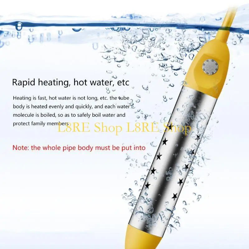 L8RE 2200W Floating Electric Water Heater Boiler Heating Portable Immersed Reheater