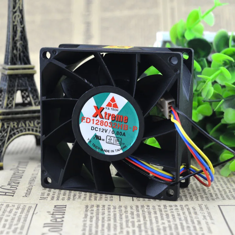 

НОВЫЙ ОРИГИНАЛЬНЫЙ FD128032HB-P 12 В 0,80 А 8032 80*80*32 мм 8 см ОХЛАЖДАЮЩИЙ ВЕНТИЛЯТОР