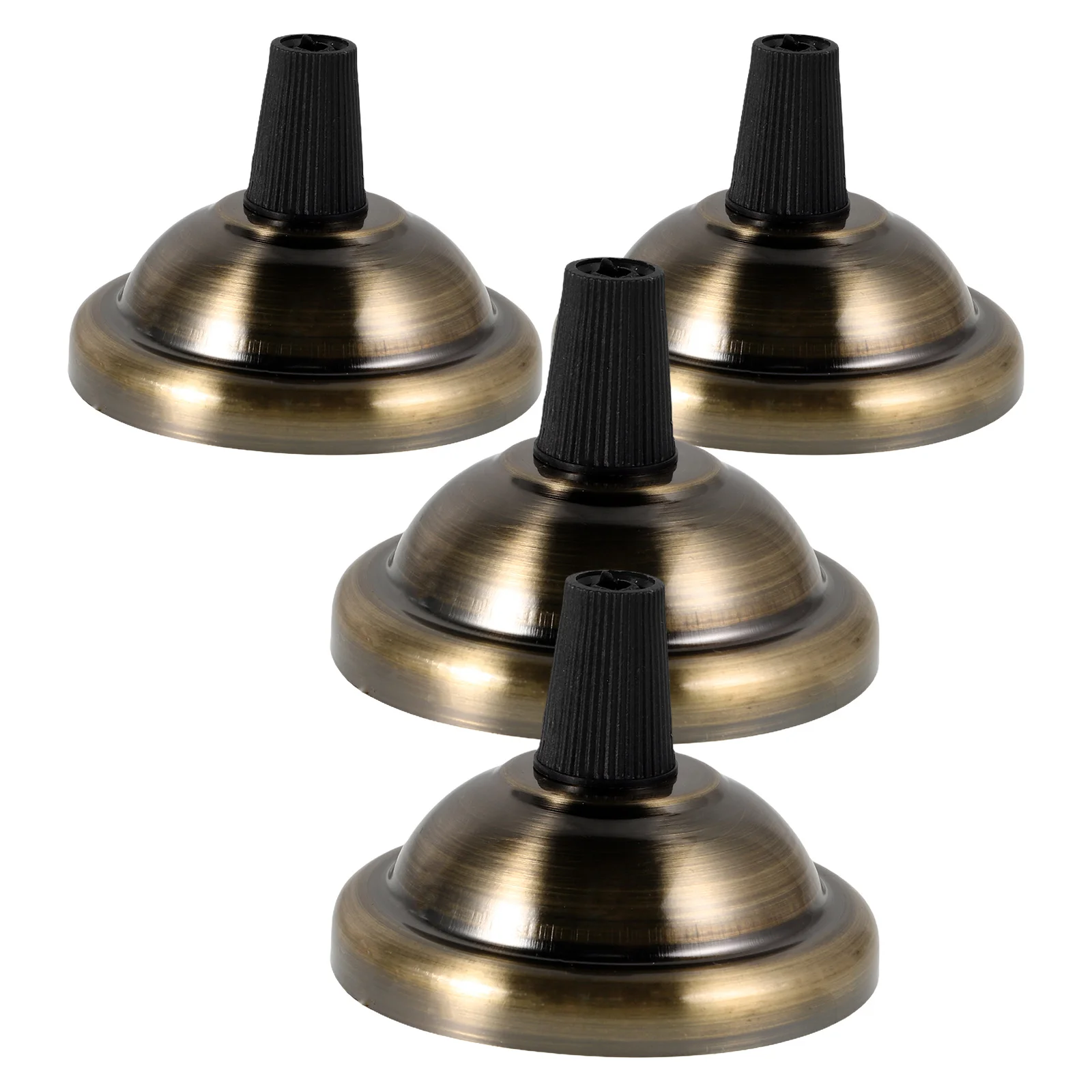 

4 pcs Vintage Pendant Light Canopy Plate Cover Ceiling Mounting Base Diy Metal Lighting Fixture Parts Lamp Canopy Replacement