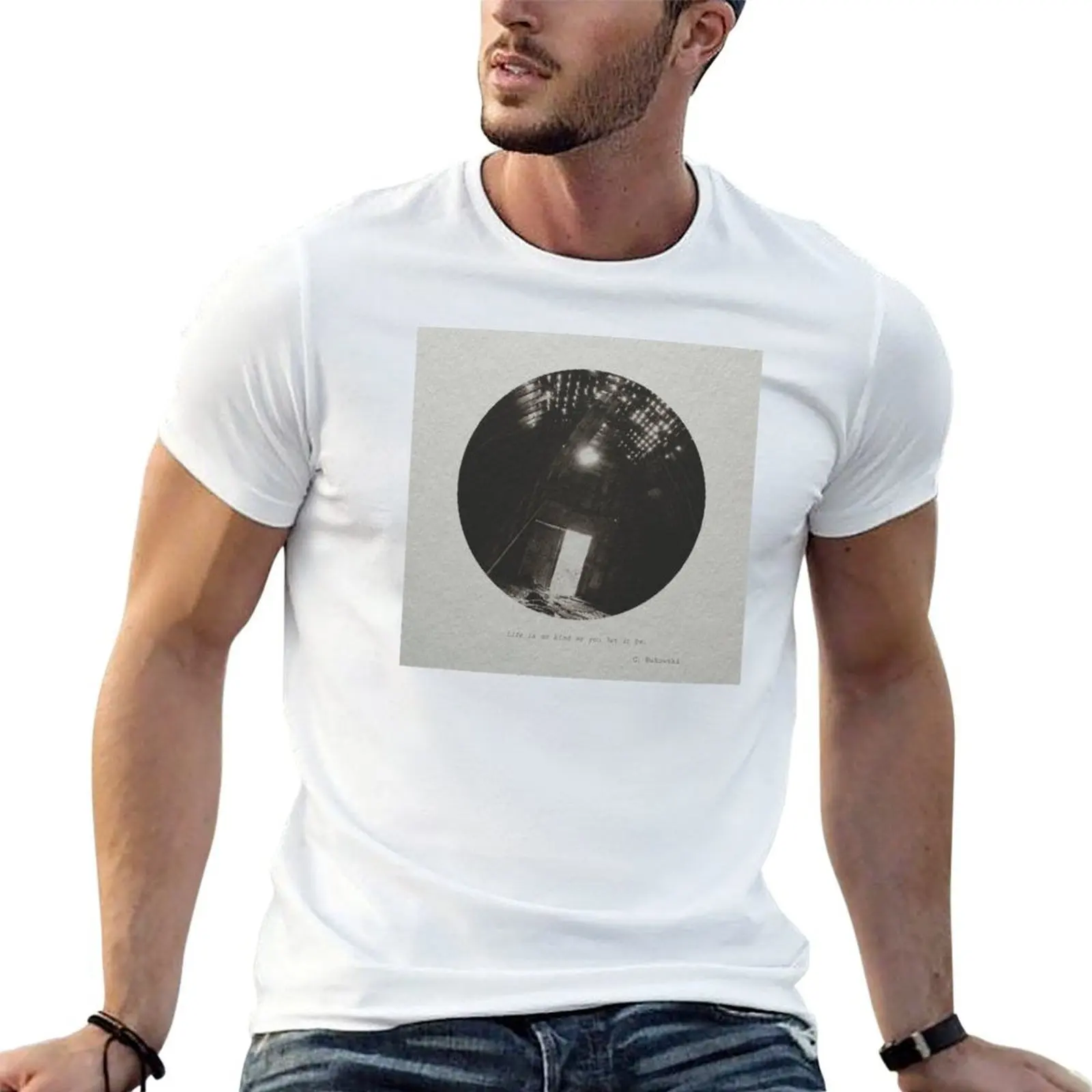 Bukowski #1 T-Shirt cotton man t-shirts tees designer t shirt men