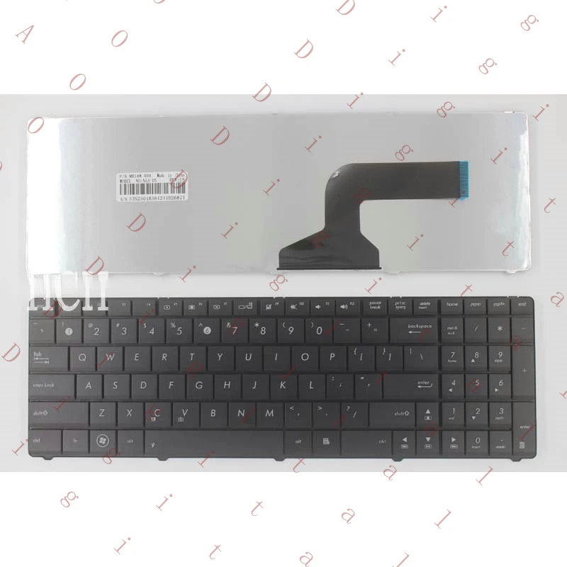 Nuevo teclado negro LL Fit US para Asus X55 X55A X55C X55U X55V X55VD