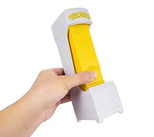 Cheese Cutter, Kitchen Accessories, Easy One-Touch Butter Stick, Butter Dispenser Can Be Stored for Bread Cake Biscuits