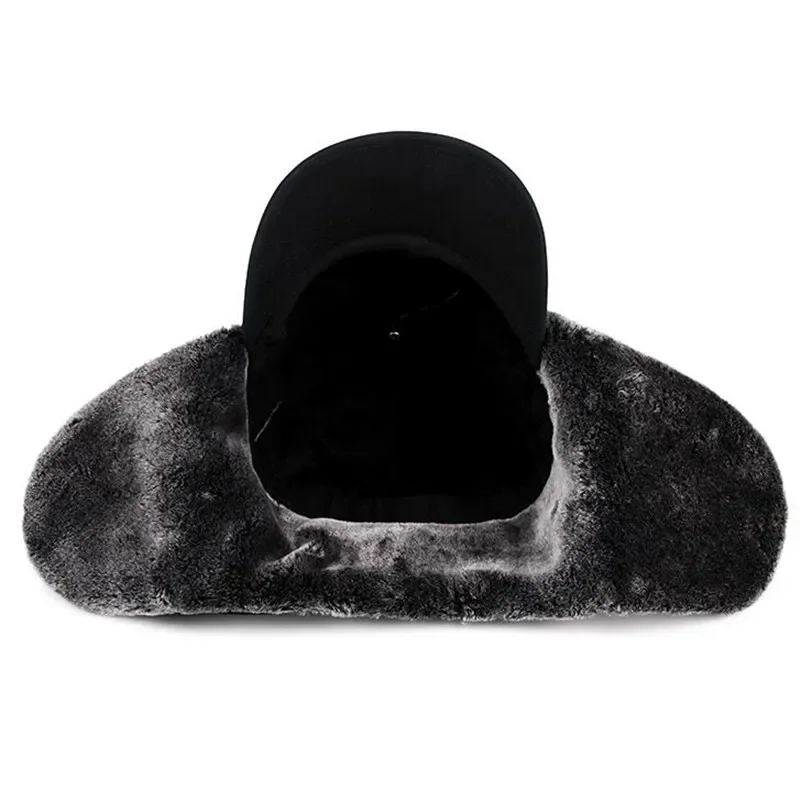 Cappelli bomber termici invernali di tendenza Uomo Donna Moda Protezione per le orecchie Viso Berretto da sci antivento Cappello da coppia addensato