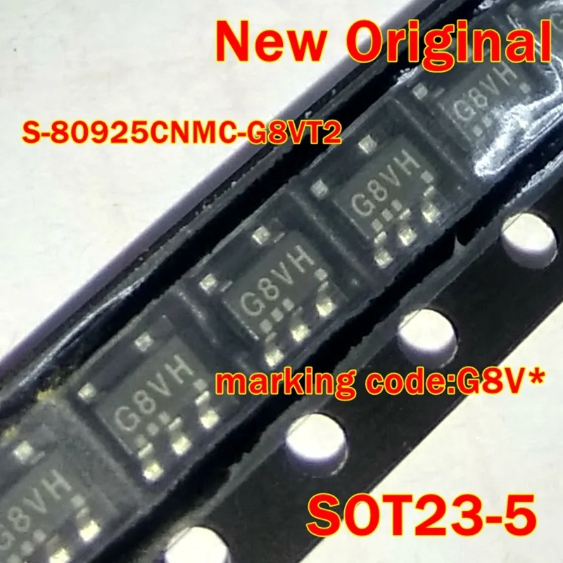

1Pcs to 100Pcs S-80925Cnmc-G8Vt2G S-80925Cnmc-G8Vt2 Sot23-5 New Original Marking Code:G8V* High Precision Voltage Detector