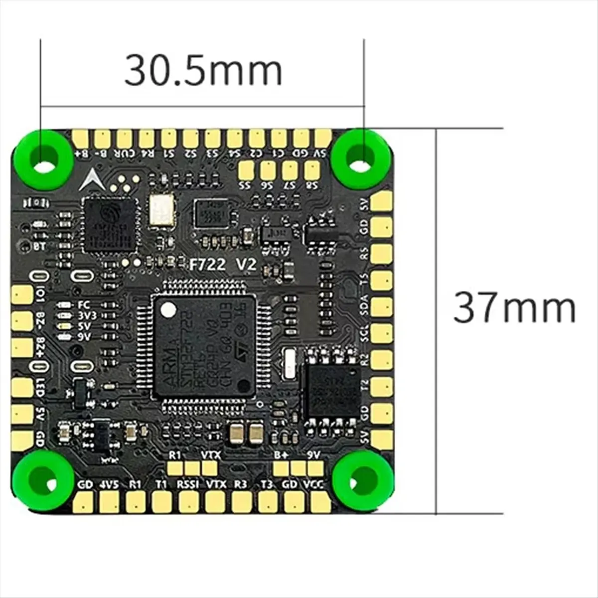 Super Sale F722 V2 Flight Controller X8 ICM42688P&BMP280 30.5mm for Racing Drone