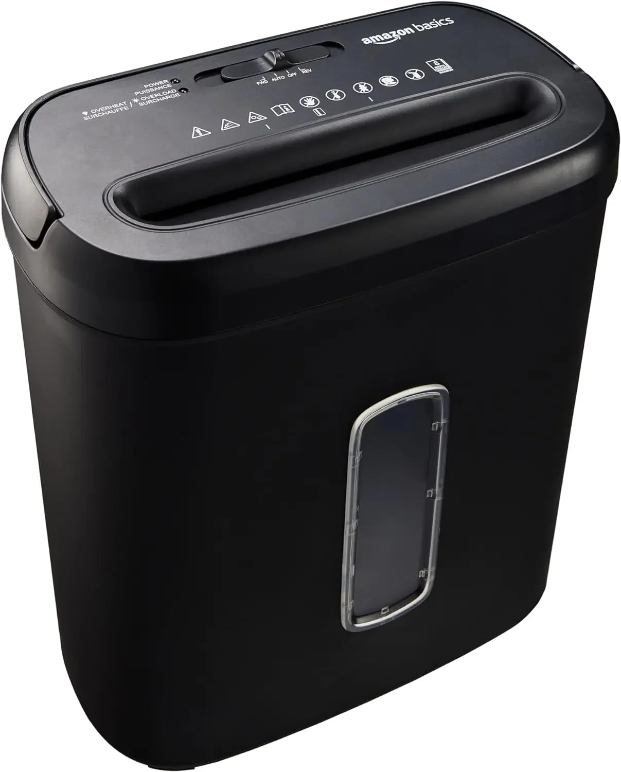 

8-Sheet Cross Cut Paper Shredder and Credit Card Shredder - Black