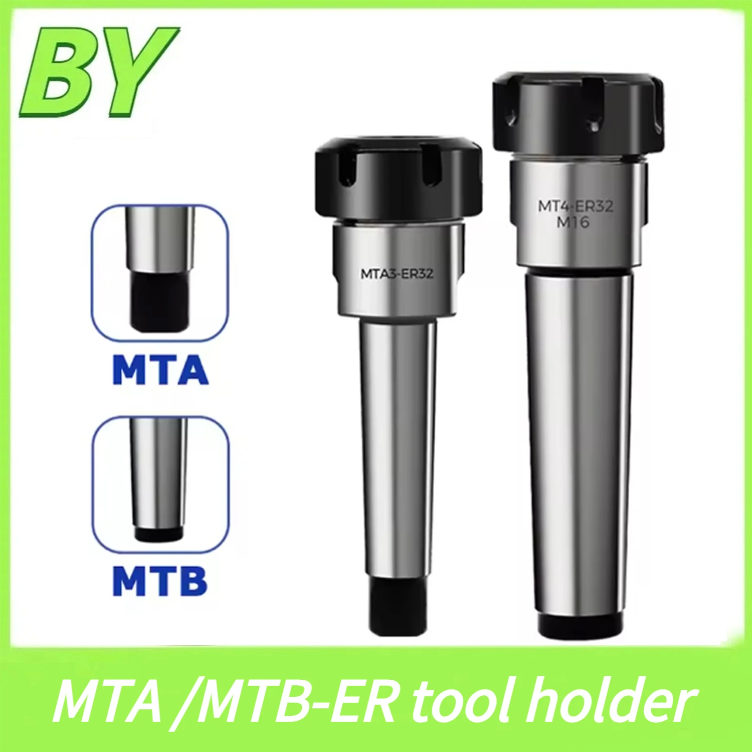 Accuracy 0.005 MTB MTA MT1 MT2 MT3 MT4 Morse Taper ER11 ER16 ER20 ER25 ER32 ER40 Collet Chuck Holder,CNC Tool Holder Clamp
