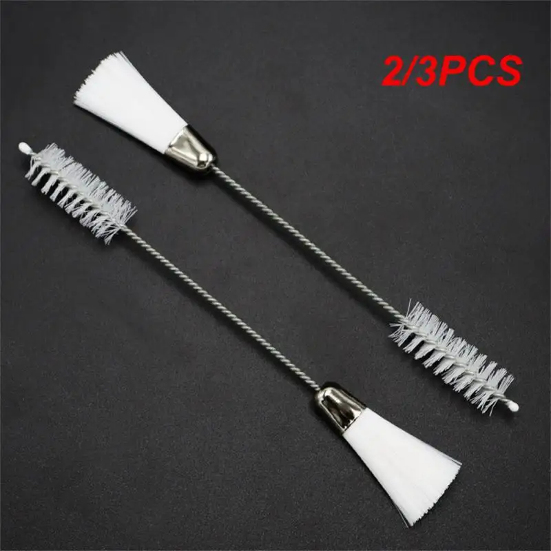 2/3PCS Keyboard Clean Brush Tail Multi-function Curved Stainless Steel Wire Home Supplies Clean Sewing Machine Double Ended