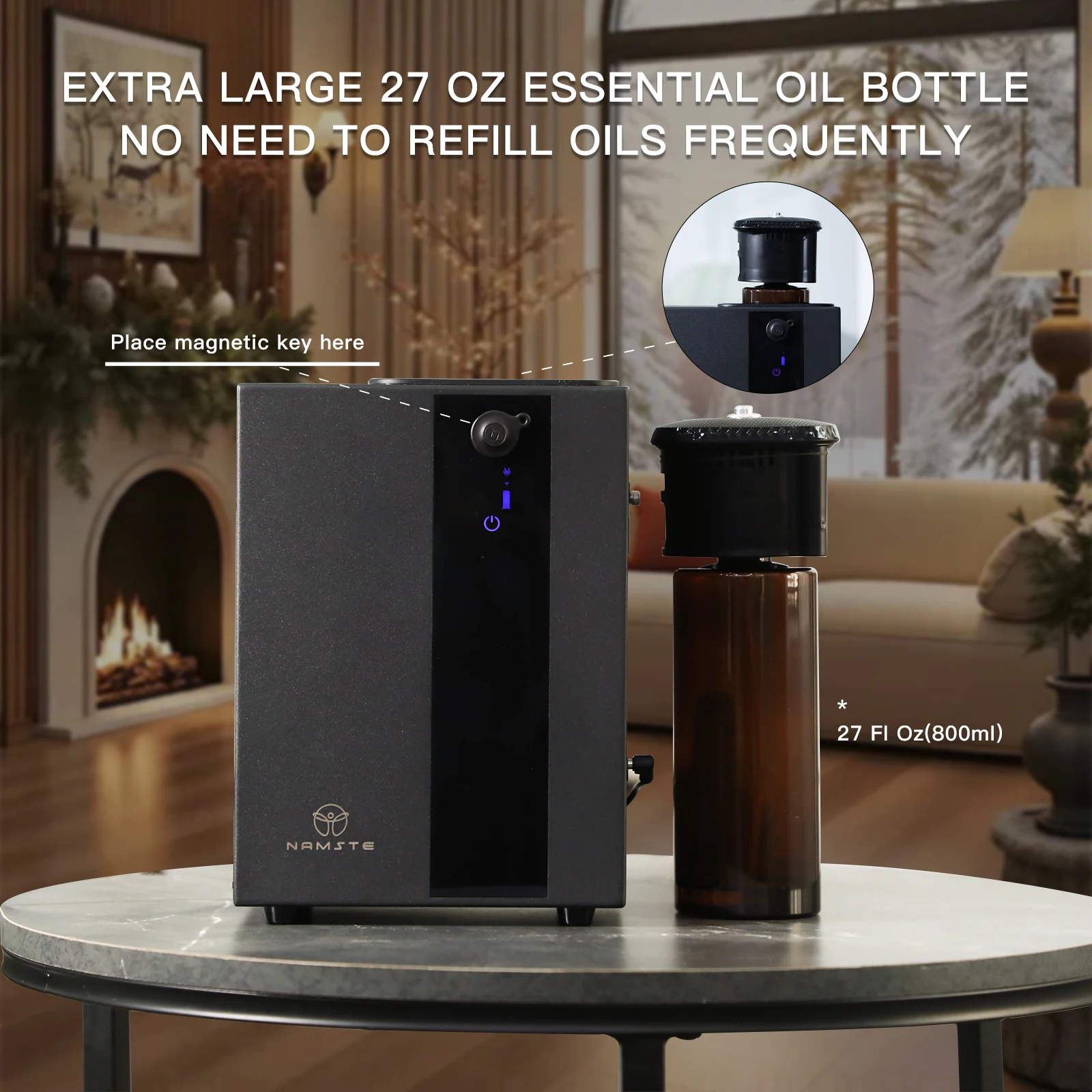 NAMSTE Bluetooth Wifi Diffuser Aroma Profissional Fragrance Scent Home Appliance HVAC Essential Oil Aroma Diffuser Air Freshener