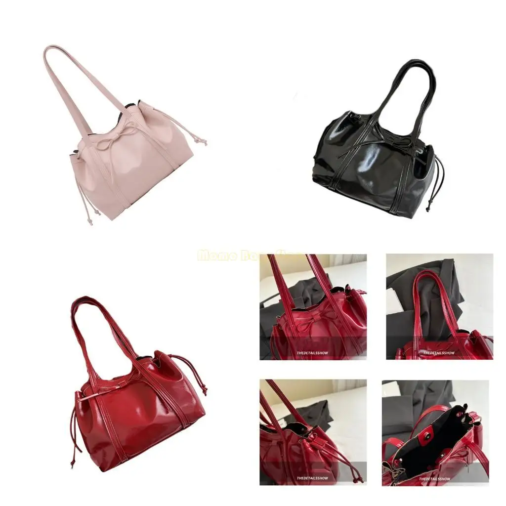 

X90D Faux Leather Shoulder Bags for Women Underarm Bag Top Handle Toted Bag Handbags