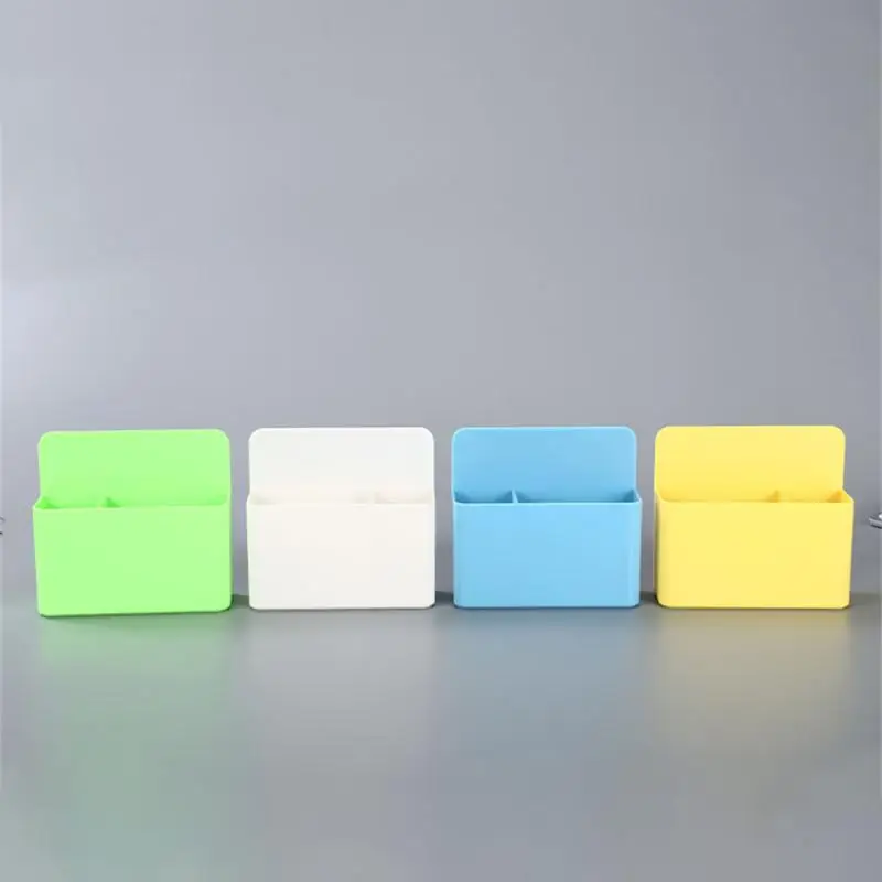 Fridge Magnetic Storage Box Stationery Organizer Pen Holder Desk Organizer Stationery Whiteboard Marker Chalk Pen Storage Boxes