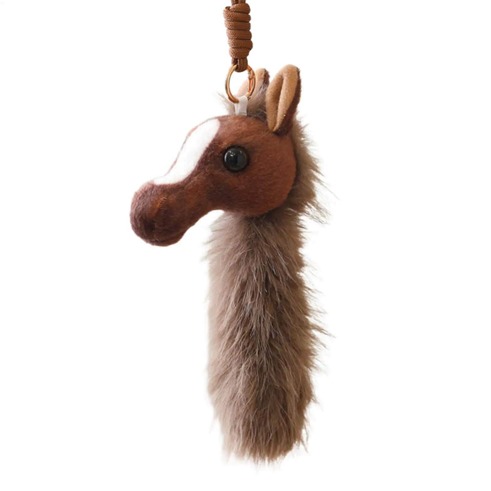 Llaveros de caballo para mujer, llavero con cabeza de caballo, llavero de felpa para mujeres, hombres, niños, monedero, cartera, mochila, decoración, hogar, escuela