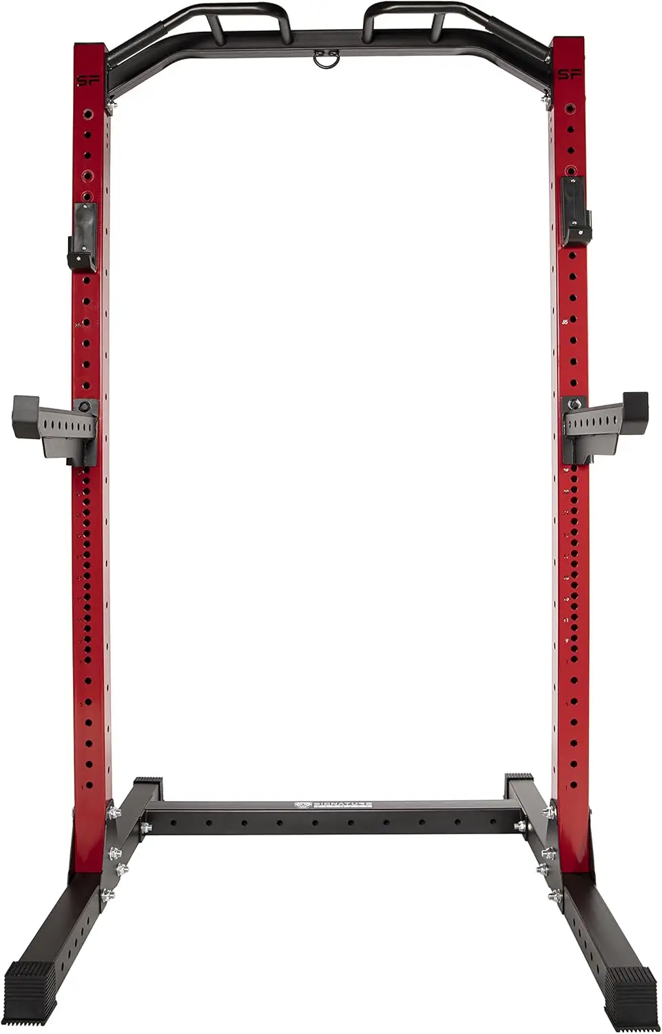 SS1 1,000 Pound Capacity 3” x 3” Power Rack Squat Stand, Includes J-Hooks and Safety Spotter Arms, Optional Conversion Kits