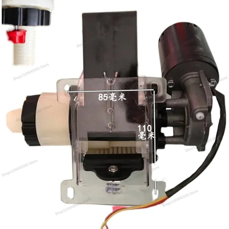 For Electric Fertilizer Box, The Motor Is Adjustable on Both Sides with A Cleaning Port and An Adjustable Handwheel