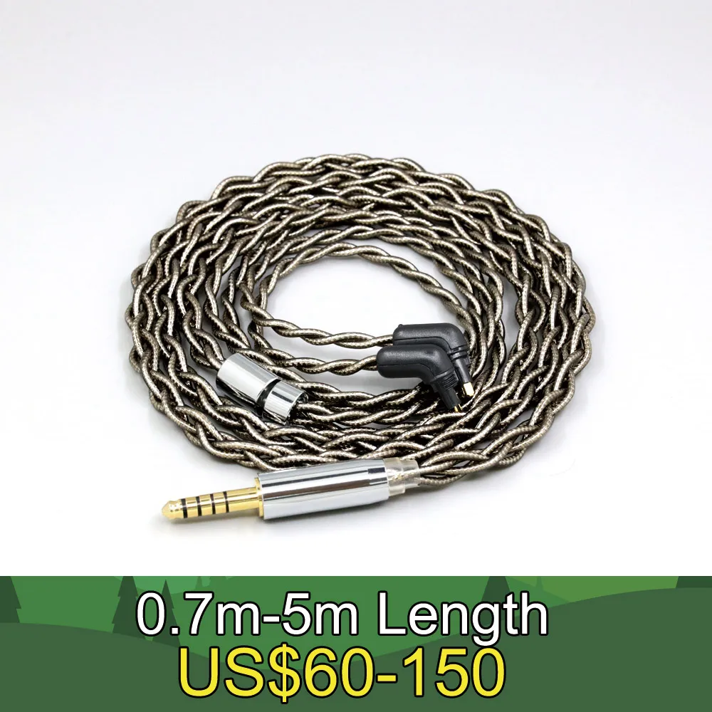 

99% Pure Silver Palladium + Graphene Gold Shielding Earphone Cable For Sony MDR-EX1000 MDR-EX600 MDR-EX800 MDR-7550 LN008194