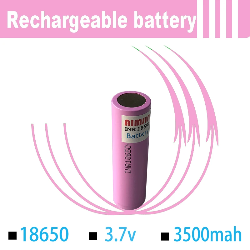 Original  INR 35E  3.7V 3500AH Rechargeable Battery 18650 Ontlading 20A for All Kinds of Electronic Products