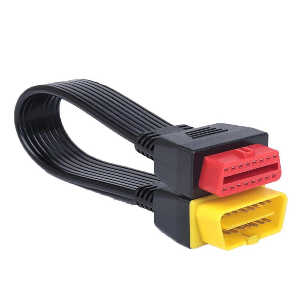 Universal 16 Pin Male To 16 Pin Female OBD 2 OBD II Extension connector for auto diagnostic tool extending cable