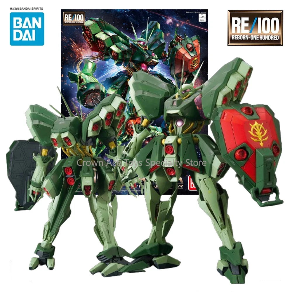 

Bandai Assembled Model Kit RE/100 AMX-103 Hamma-Hamma Action Manga Figures PVC Collectible Trendy Toys Desktop Doll Holiday Gift