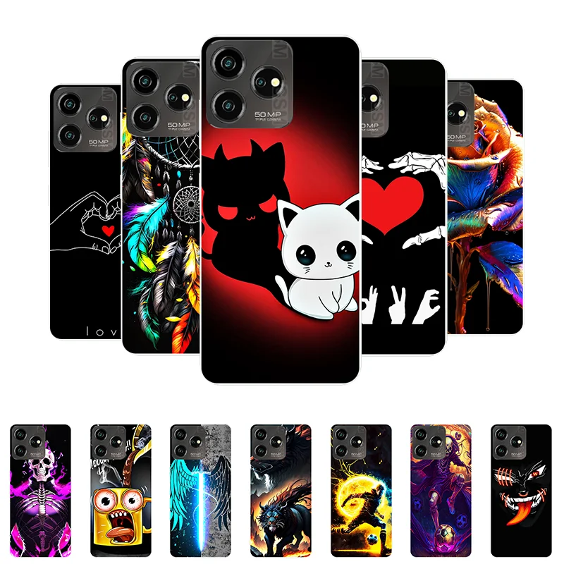 For ZTE Axon 50 Lite Case 50Lite Funny Cute Silicon Soft Back Case for ZTE Axon 50 Lite 8050 Cover Axon50 Lite Shockproof Bumper