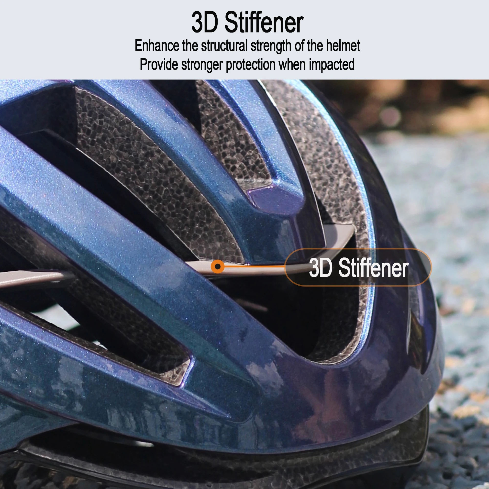 PJT New Full Edge Wrapping Ultra Light 3D Stiffener Design MTB Road Bicycle Helmet Adult Cycling Safety Hat Cycling Helmet M/L view 4