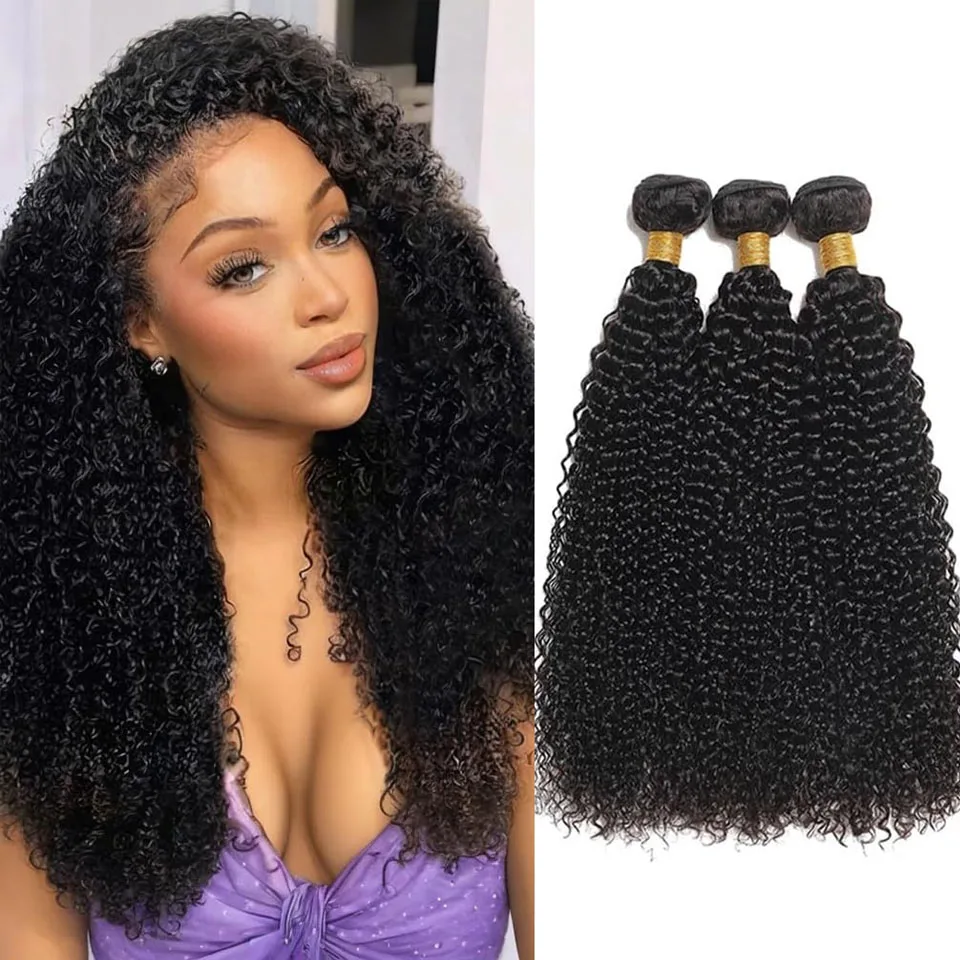 

Бразильские кудрявые пучки натуральных человеческих волос Jerry Curly, варианты 2/3/4, 100% человеческие волосы, стиль Water Wave для увеличения объема