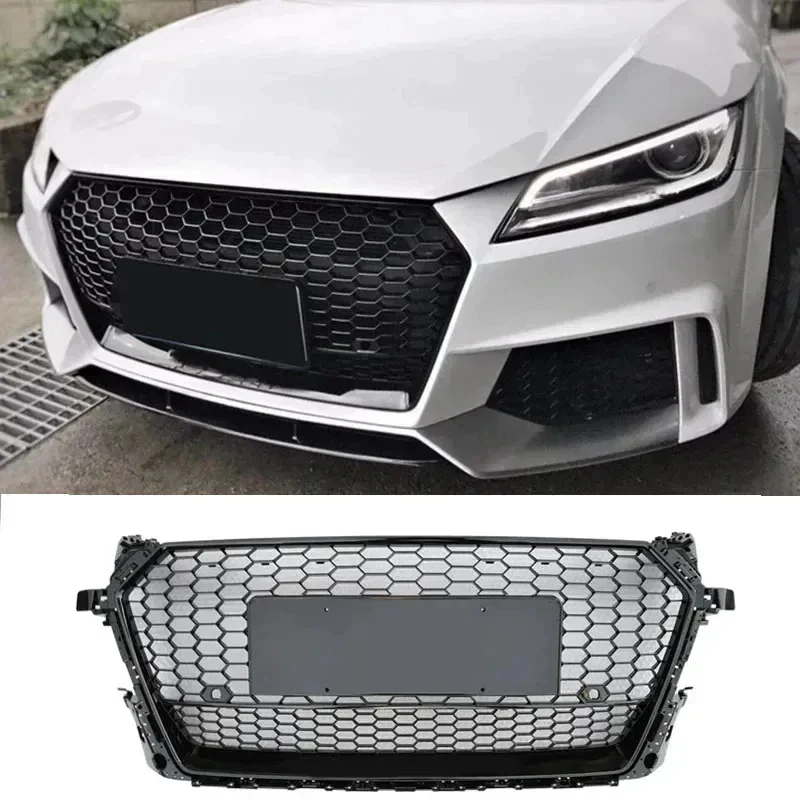 

High Quality Black Honeycomb Hood Grill Accessories Compatible With TT TTRS Mk3
