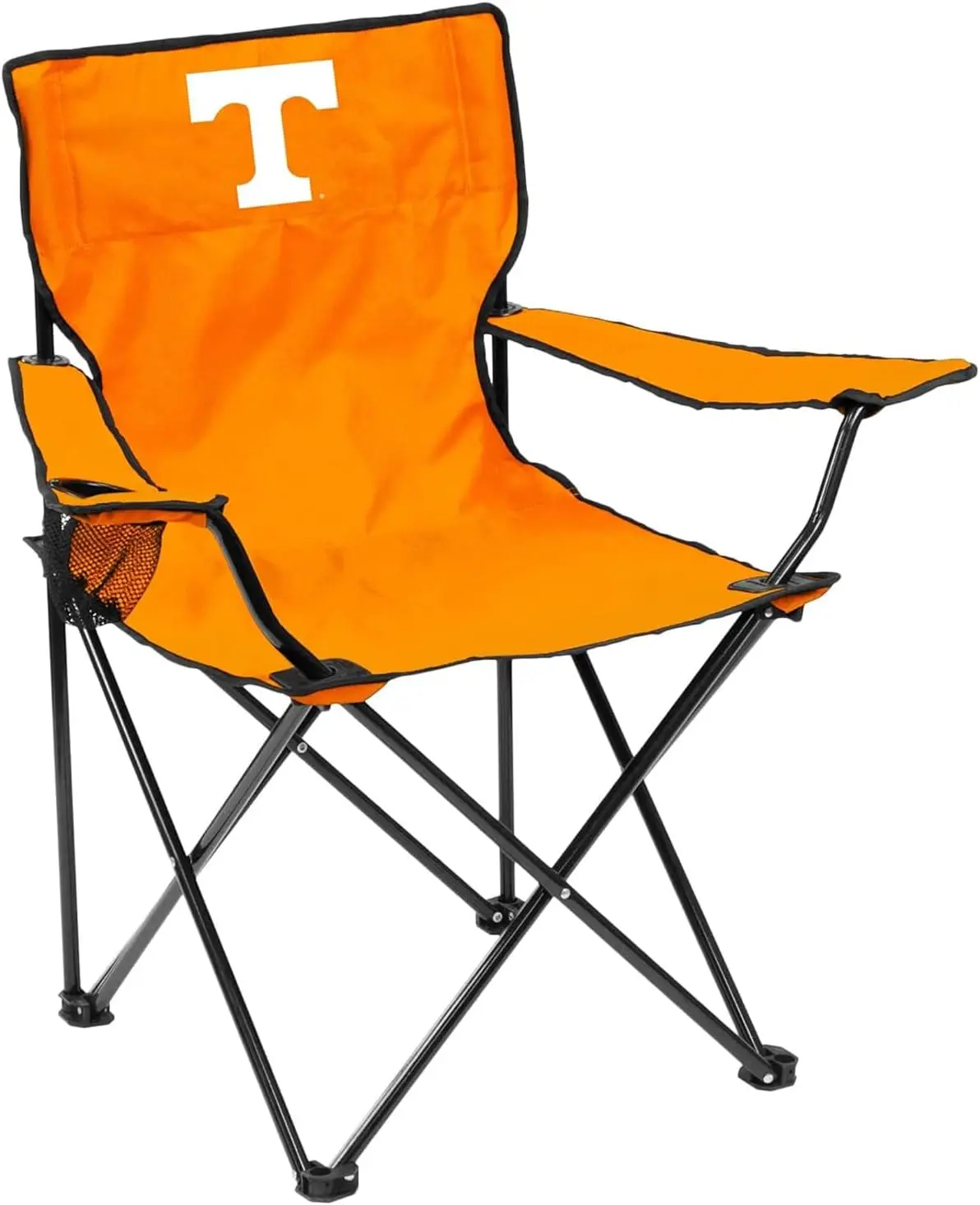 

Portable Folding Tailgate Chair with Armrests, Built-In Cup Holder, Carry Bag Included