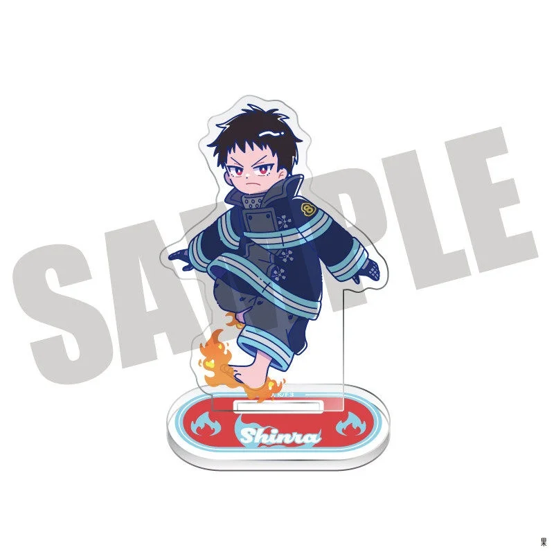 Shinra Kusakabe Haumea Charon Ritsu Dr.Giovanni Acrylic Stand Anime Fire Force Peripheral Fashion Desktop Ornament 10cm
