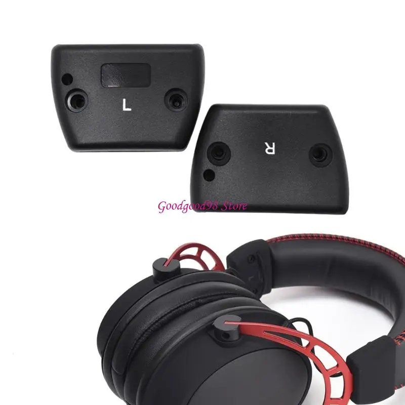 Headband Side Cover Slider with ABS Shell, Clips Screws for Cloud AlphaS