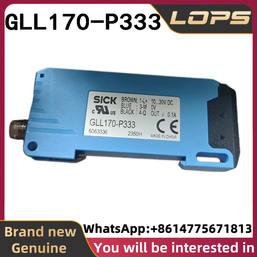 GLL170-P333 Brand new original SICK Fiber optic amplifier sensor, order number 6063336, welcome to consult