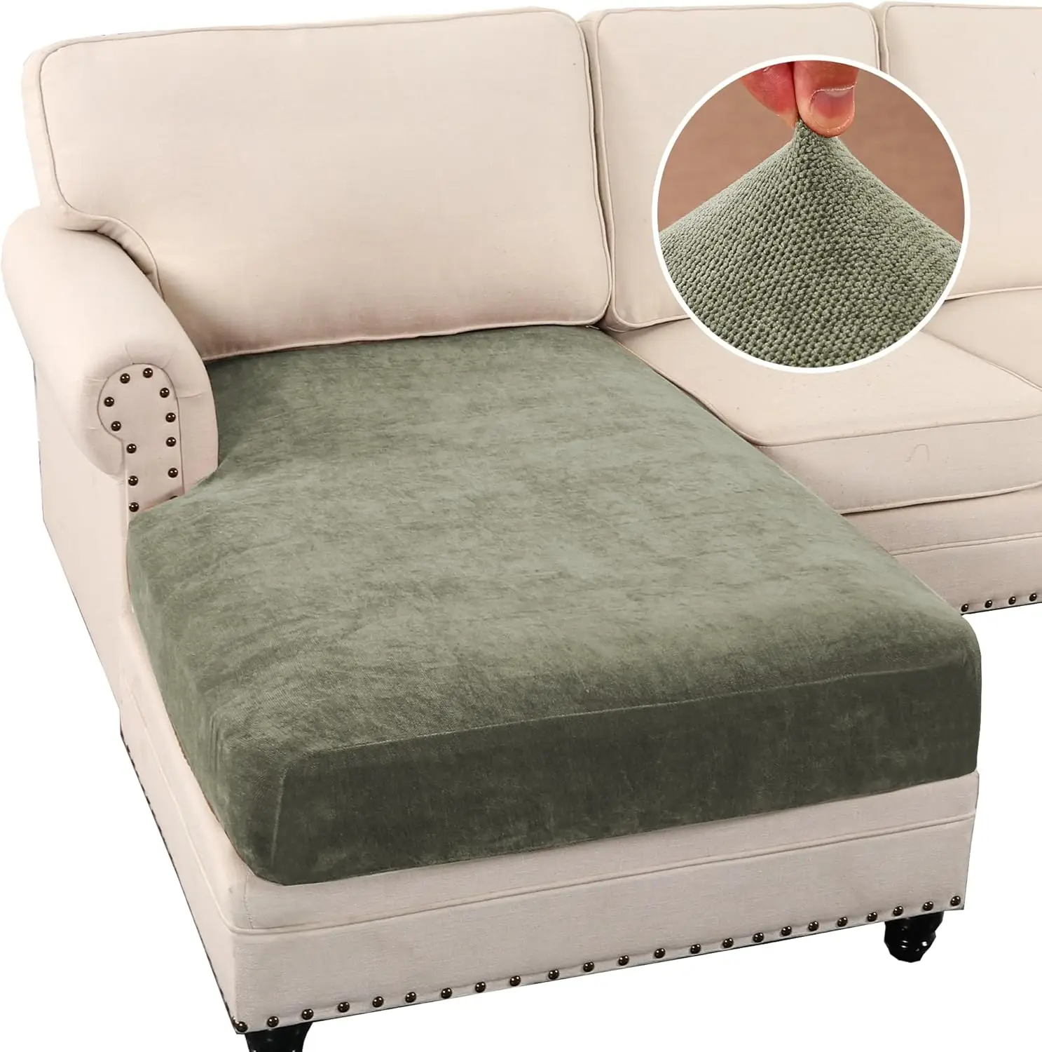 

Чехлы на шезлонг из синели, эластичные секционные чехлы на диваны для L-образного дивана, толстые мягкие L-образные диваны