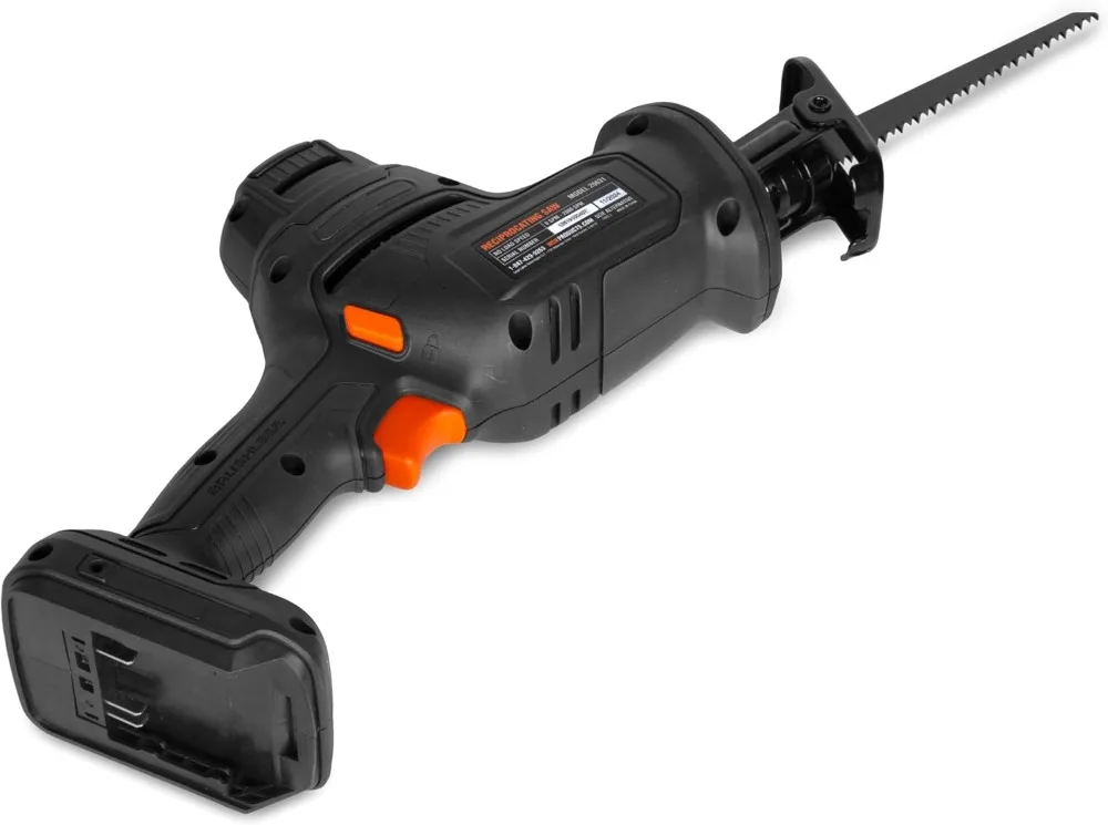 20V Max Cordless Reciprocating Saw, Brushless Compact One-Handed Design with 4.0 Ah Battery and Charger