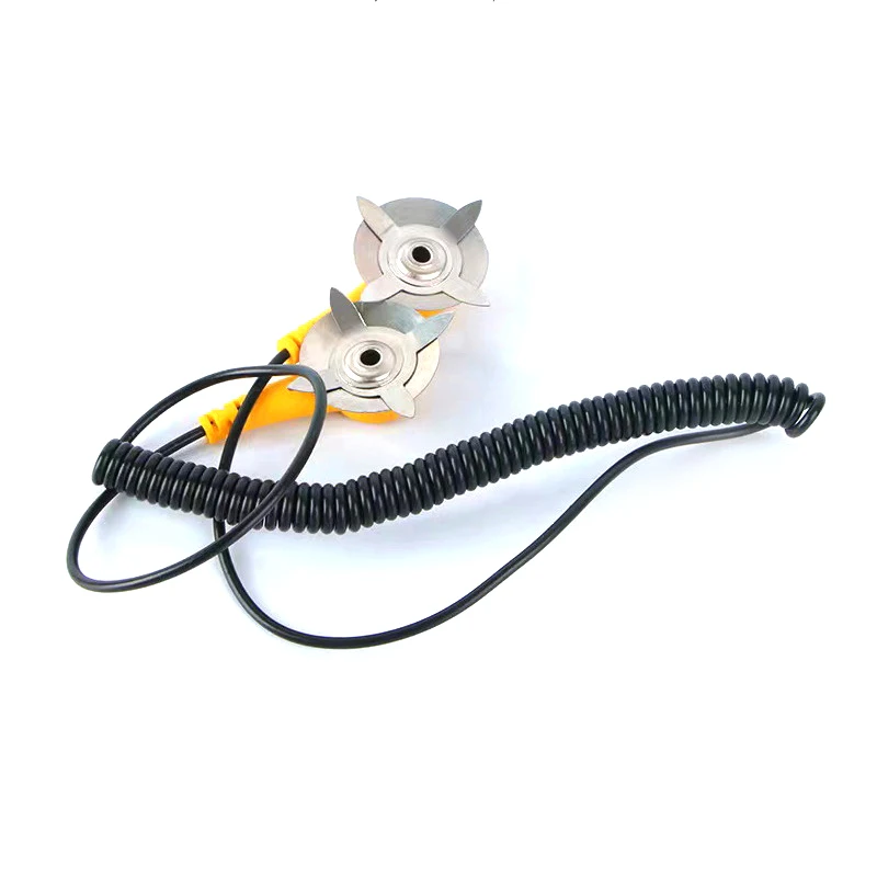 プロフェッショナル帯電防止 ESD グランドソケット L 型ソケットバナナプラグ ESD リストストラップ接地線静電気アースケーブル