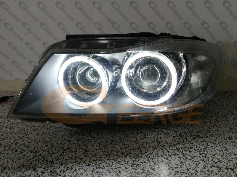For BMW E90 E91 Saloon Touring 2005 2006 2007 2008 Pre LCI Excellent Quality CCFL Angel Eyes Halo Rings Kit Car Styling