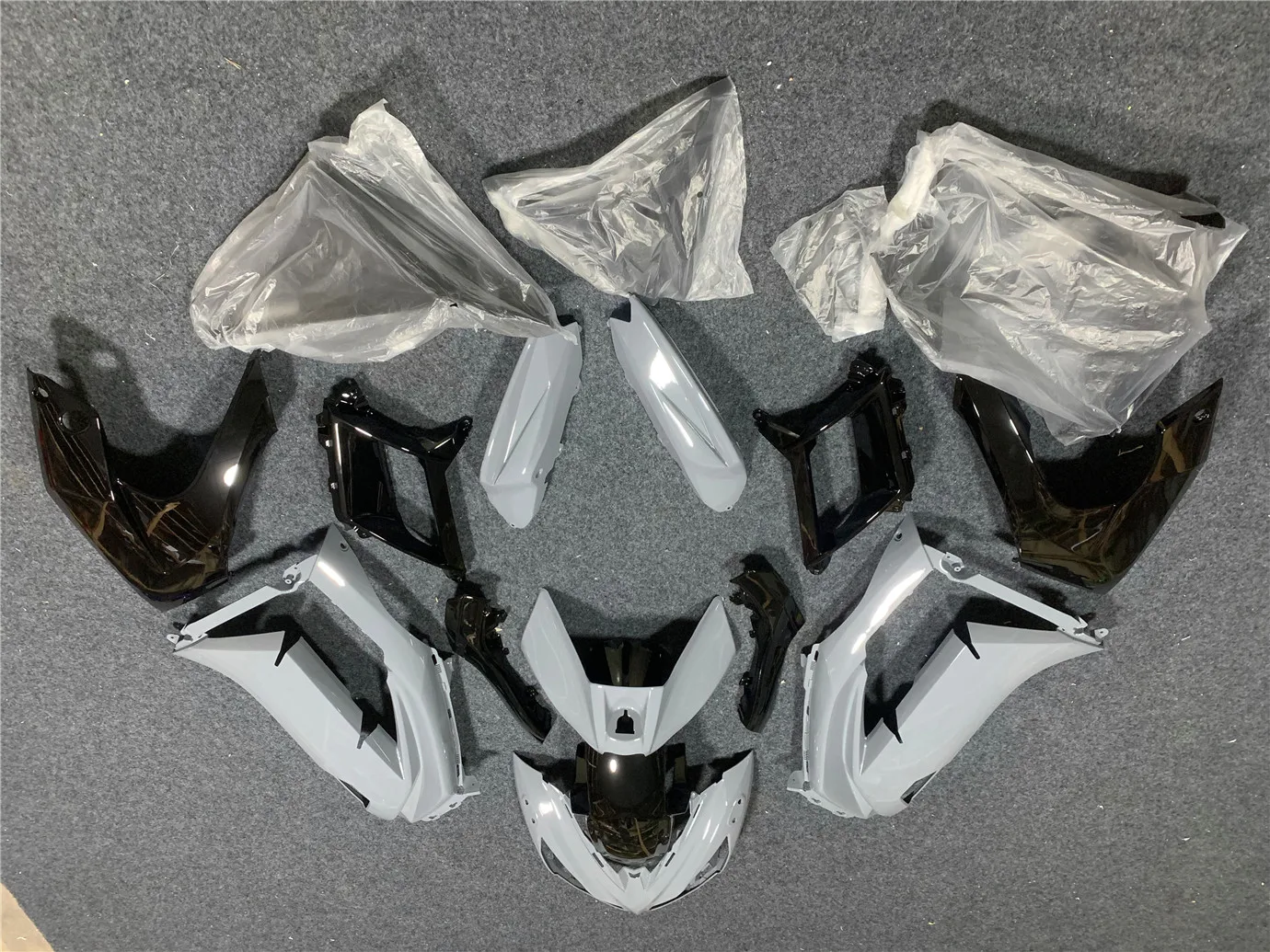 Motorcycle Fairing kit for ZX650 12 13 14 15 16 years ER6F 2012 2013 2014 2015 2016 Fairing cement grey black