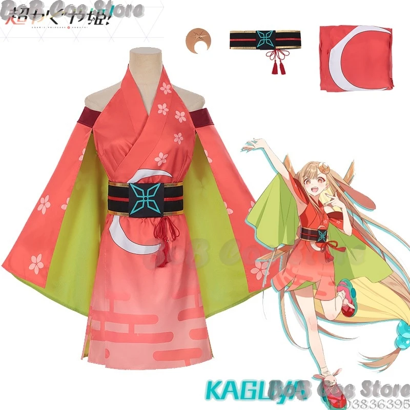 Chou Cos Kaguya-hime Cosplay cósmico Anime princesa Kaguya estilo japonés niñas mujeres Idol ropa Halloween Comic Con Festival