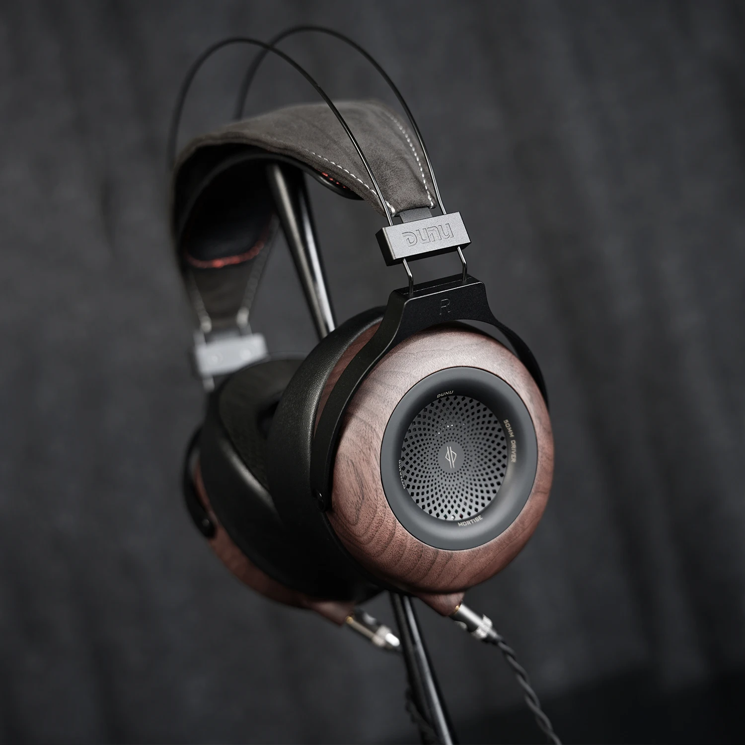 DUNU Mortise Open-Back Dynamic Headphones North American Black Walnut Housing High-Purity Single-Crystal Copper Cable