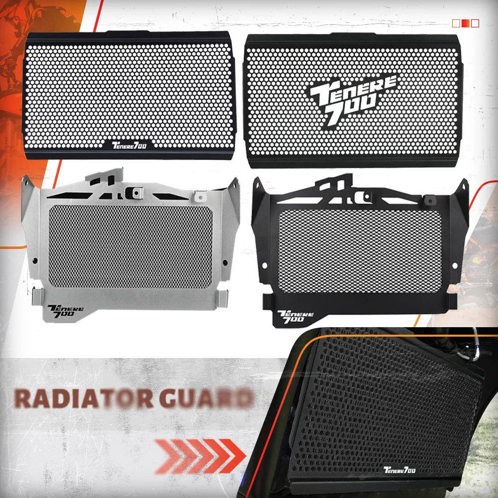 

TENERE700 для YAMAHA TENERE 700 T7 XTZ 700 Rally XTZ690 TX690Z мотоциклетная решетка радиатора, защитная решетка, защита масляного радиатора