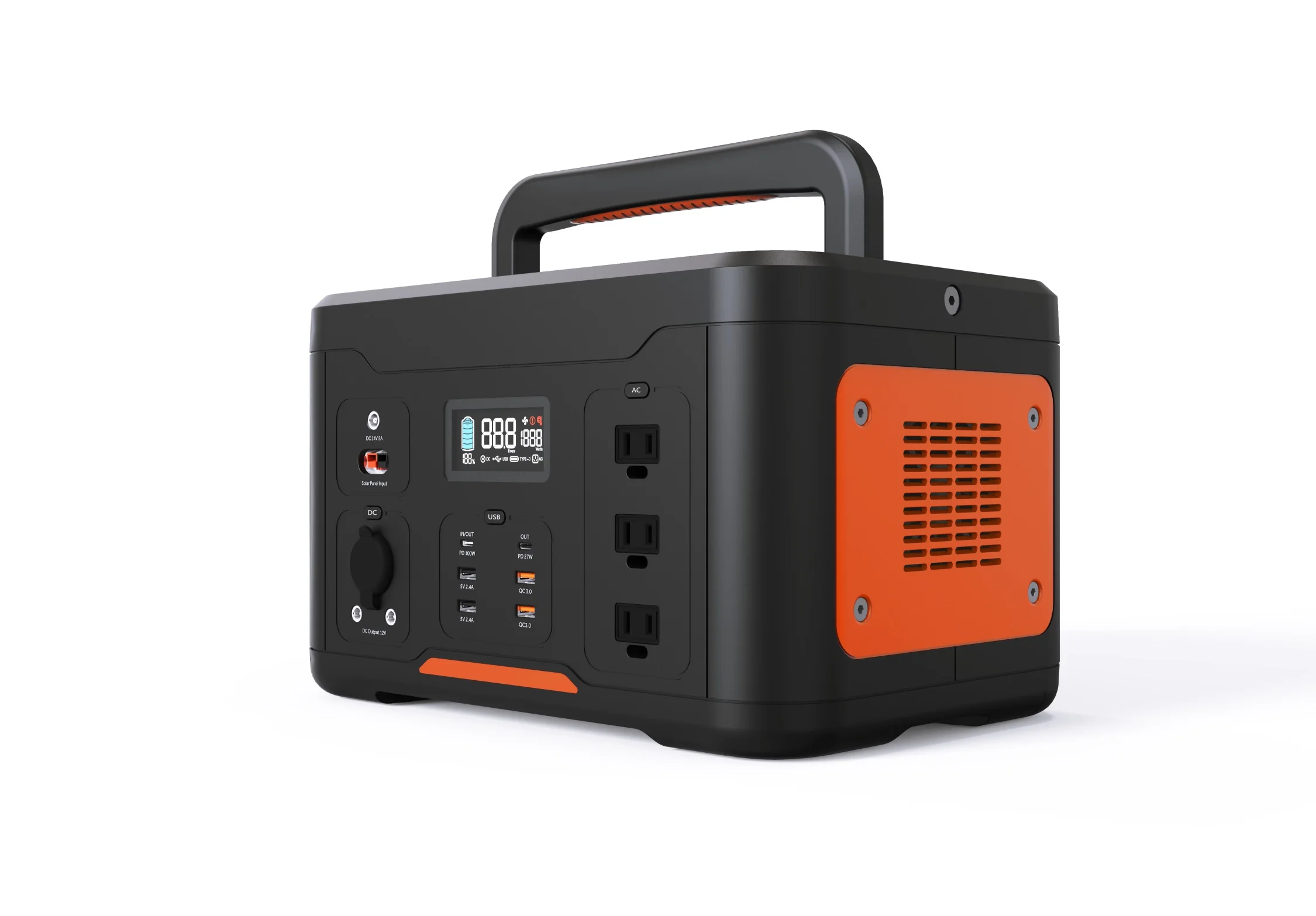 

power station high capacity 1000W solar outdoor camping Uninterruptible Power Supply