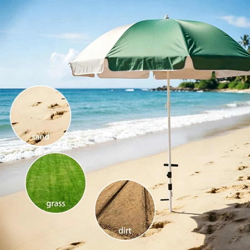 Fishing Shade Position Stand, Metal Holder with Twist Knob Holds for Water Relief, Cover Placement and Waiting Time Use Outdoors