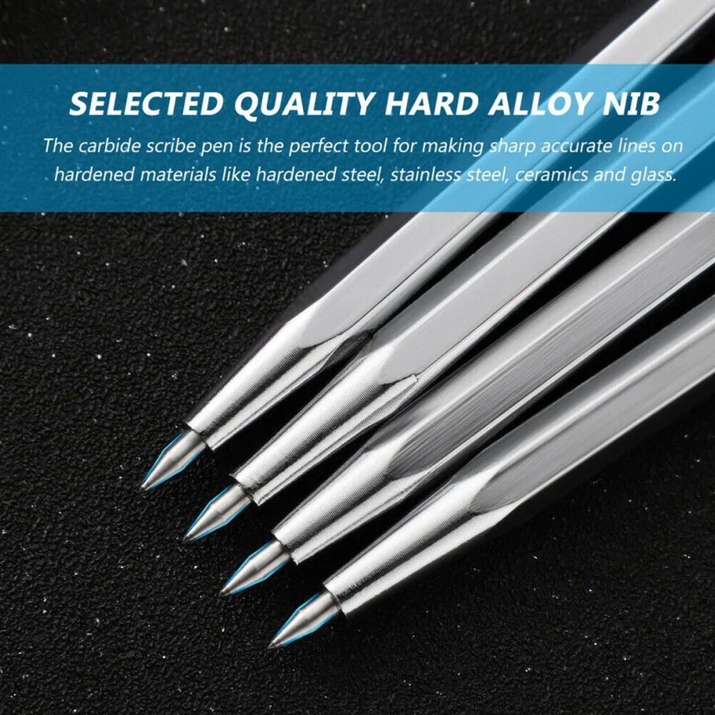 Tile Cutter Tile Lettering Pen Diamond Glass Cutter Engraving Pen Silver Wear-resistant 145mm / 5.7Inch Brand New