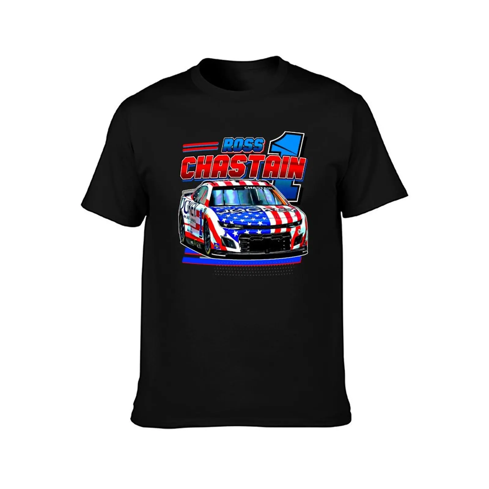 Ross Chastain 1 Nascar Cup, Kyle Larson T-Shirt, Summer Casual Cotton Tee, Oversized Streetwear Tops, Vintage Graphic Print