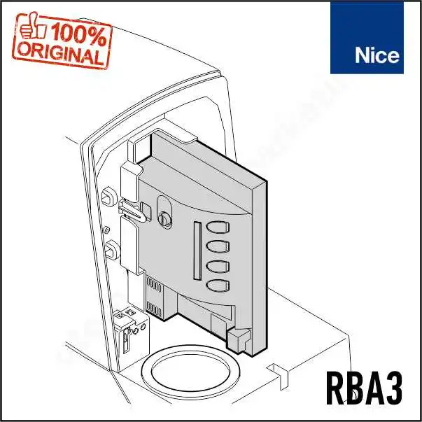 Bonita Unidad de Control de repuesto RBA3 (Compatible con Robus 400/600/1000-Run1500)