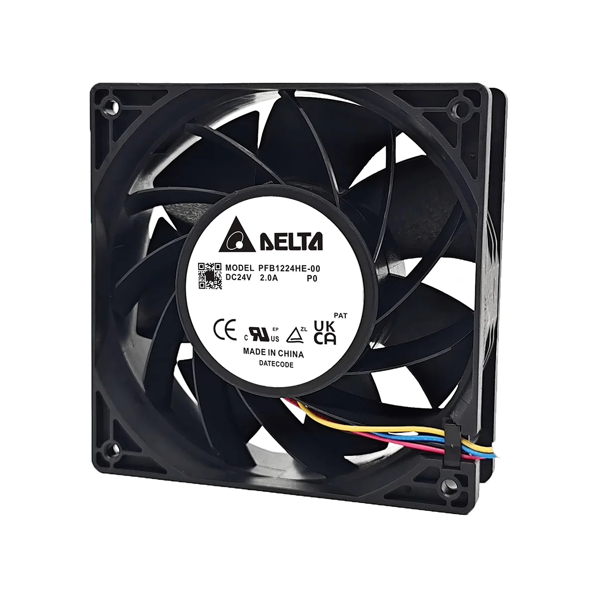DELTA PFB1224HE-00 DC 12V 2.0A 120x120x38MM 5800RPM ventilador de refrigeración para equipos de energía servidor de PC enfriador de campo automotriz