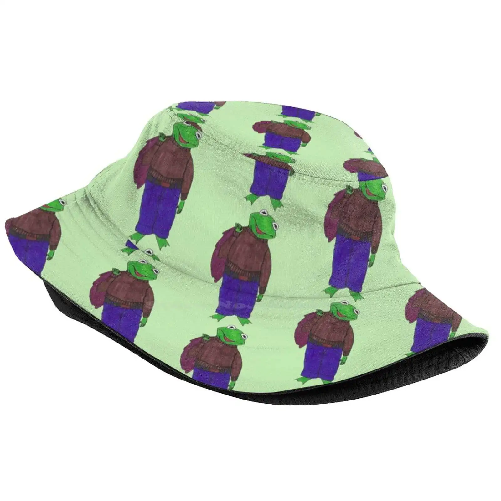 Kermit The Frog :3 Sun Cap Fisherman Hat Bucket Hats Kermit The Frog