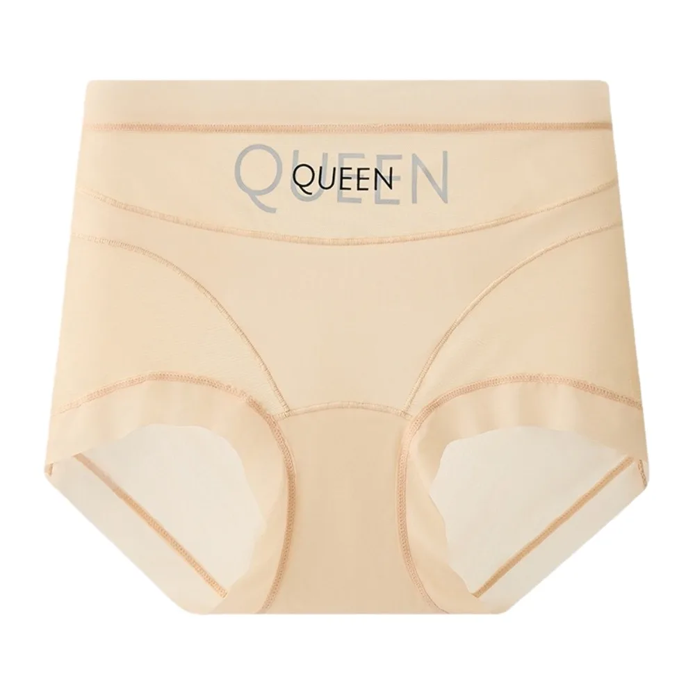 

High Waist Thin Shapewear Panties Mesh Tummy Control Underwear Postpartum Body Shaper Letters Waist Trainer Butt Lifter Briefs